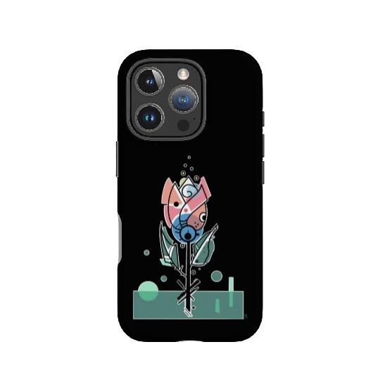 Retro Tulip Flower IPhone Cases