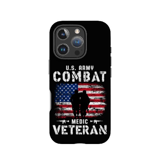 US Army Combat Medic Veteran IPhone Cases