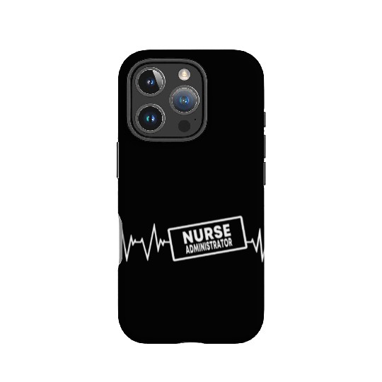 Nurse Administrator Heartbeat Design IPhone Cases