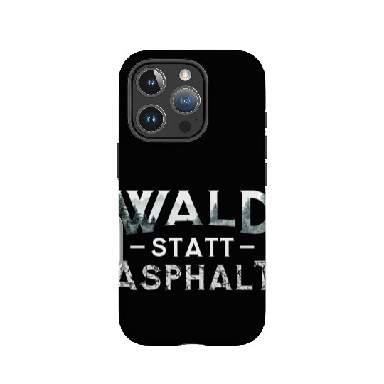 Forest Instead Of Asphalt Nature IPhone Cases