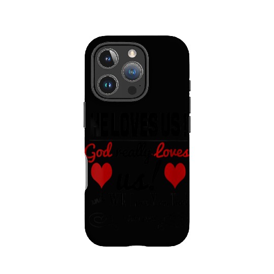 God Loves Us He Sent His Son, Jesus To Pay Our Sin IPhone Cases