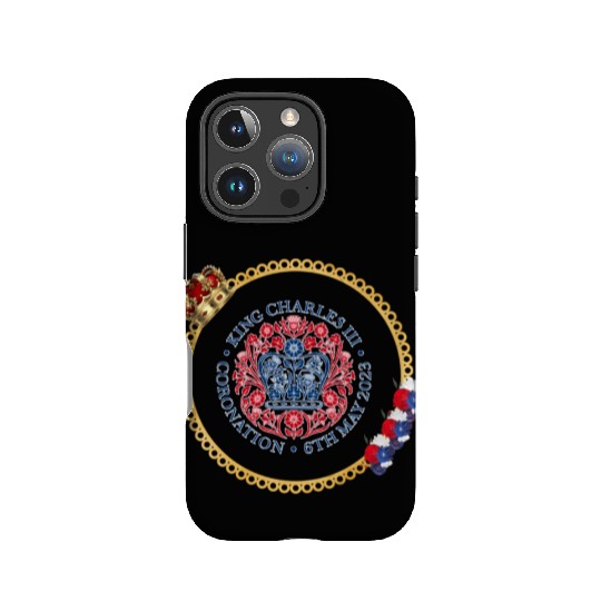 King Charles Iii British Monarch Royal Coronation IPhone Cases