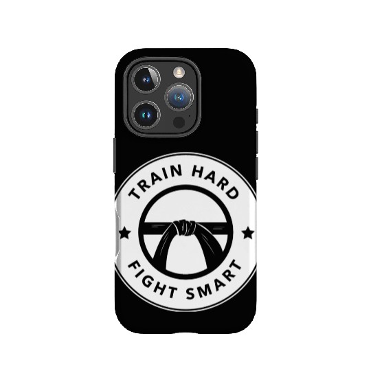 Train hard fight smart IPhone Cases