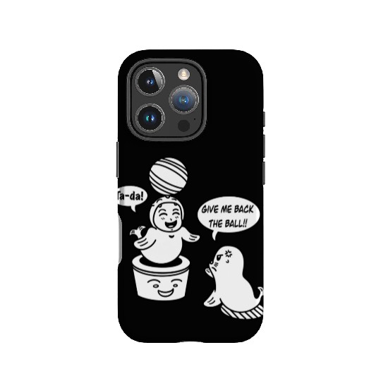 Funny Cartoon Kid Sea Lion Cosplay IPhone Cases