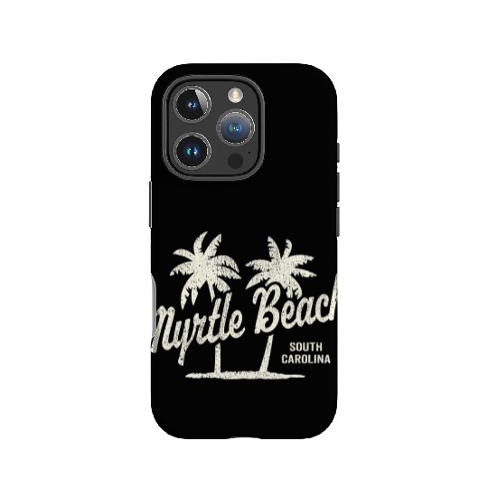 Myrtle Beach South Carolina 70S Palm Trees IPhone Cases