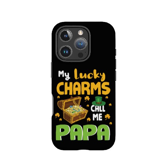 Gold Shamrocks Saint Patrick My Lucky Charms Call IPhone Cases