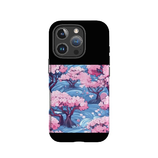 Anime Euphoria: Fantasy Cherry Blossom Dreamscape IPhone Cases
