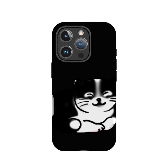 Black And White Cat IPhone Cases