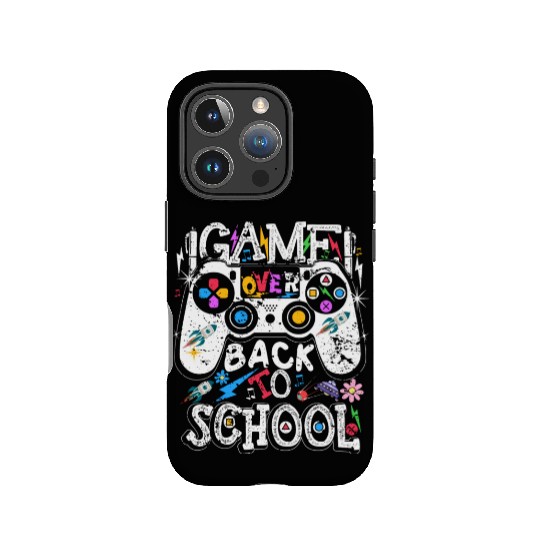 Back 2 School Funny Video Game Teacher Student IPhone Cases