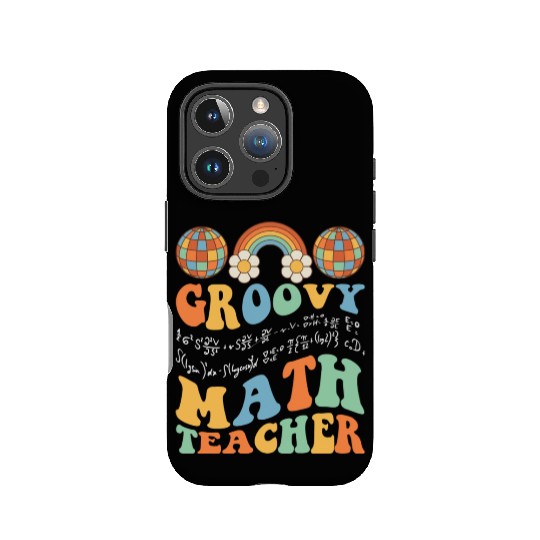 Groovy Math Teacher Retro Mathematics For A IPhone Cases