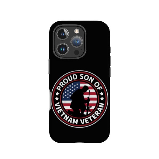 Proud son of Vietnam veteran IPhone Cases