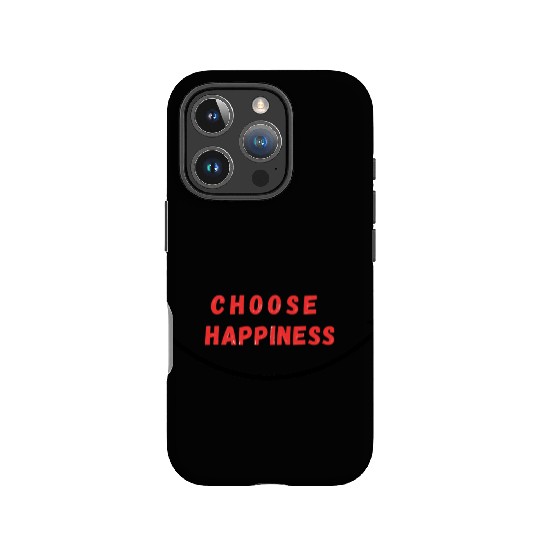 choose happiness positve vibes IPhone Cases