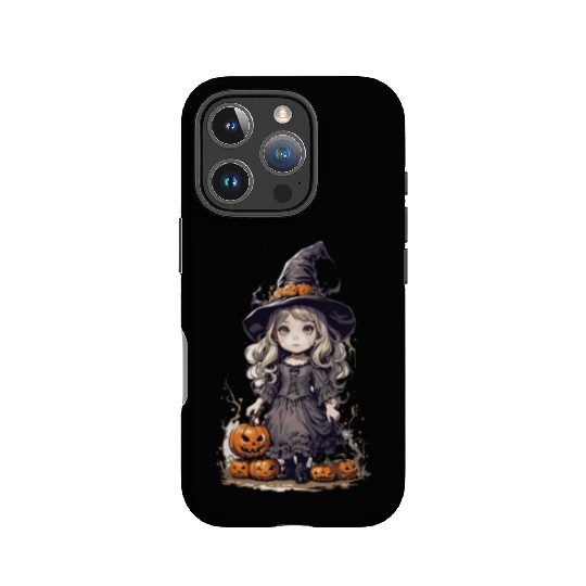 cute and creepy halloween fantasy witch IPhone Cases