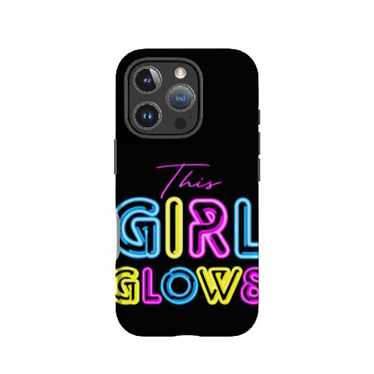 This Glows Retro Futuristic 80S Colorful Wo'S IPhone Cases