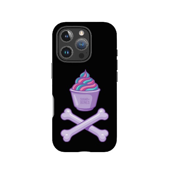Ice Cream And Bones On Light Colours IPhone Cases