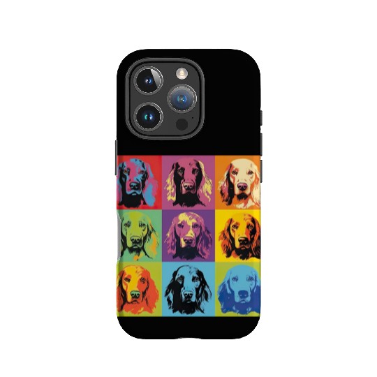 Irish Red Setter Dog Dog Breed Pop Art IPhone Cases