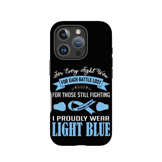 I Proudly Wear Light Blue Prostate Cancer IPhone Cases
