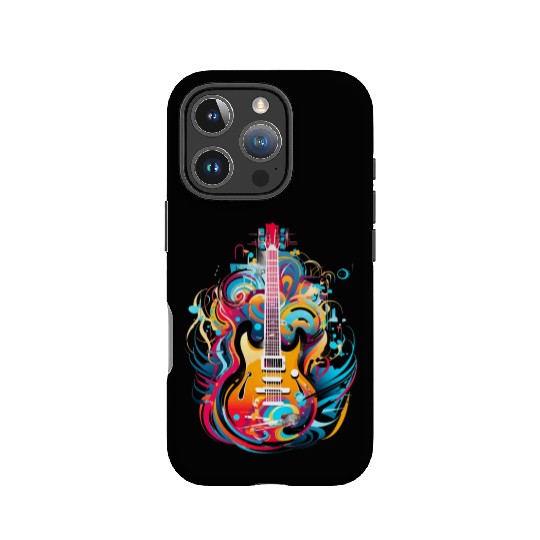 Guitar, Music, Band, Art, Gift, Hobby. IPhone Cases