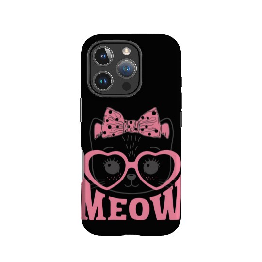 Playful Cat Whispers: Simply Meow IPhone Cases