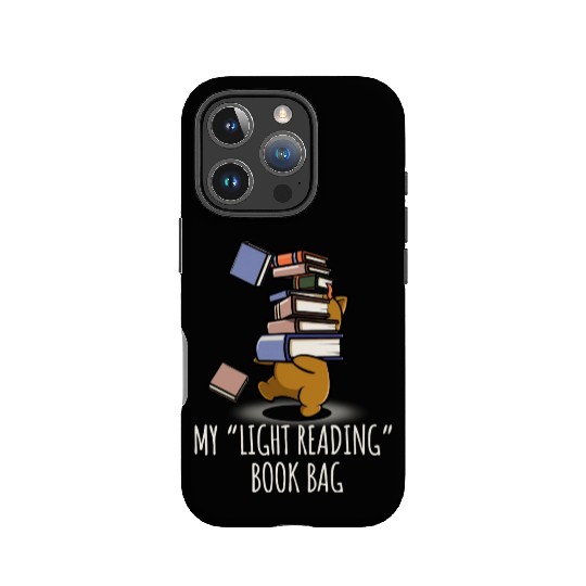 My Light Reading Book Funny Tote Bag IPhone Cases