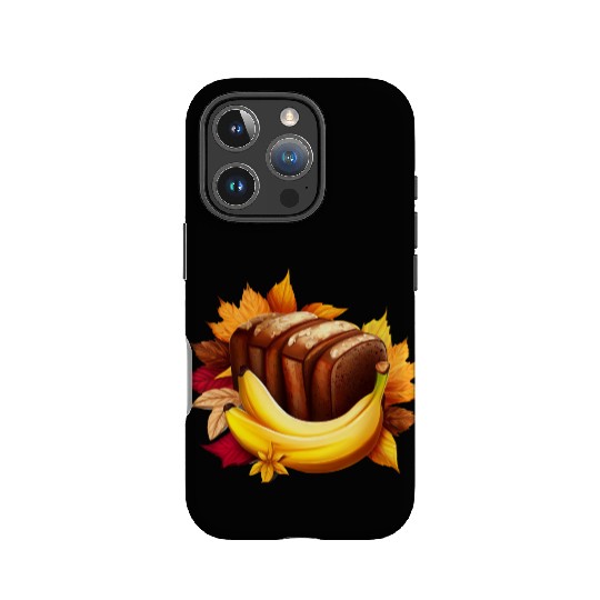 Autumnal Banana Bread: Delight Amidst Colorful Lea IPhone Cases