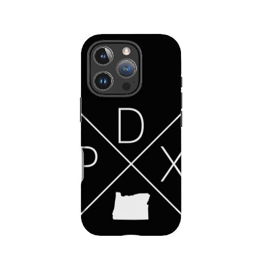Portland Cross White Portland Oregon IPhone Cases
