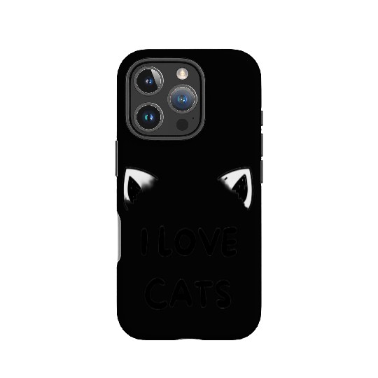 I love cats IPhone Cases