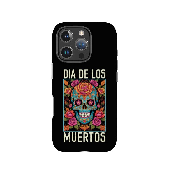 Dia De Los Muertos Sugar Skull Mexican Holiday IPhone Cases