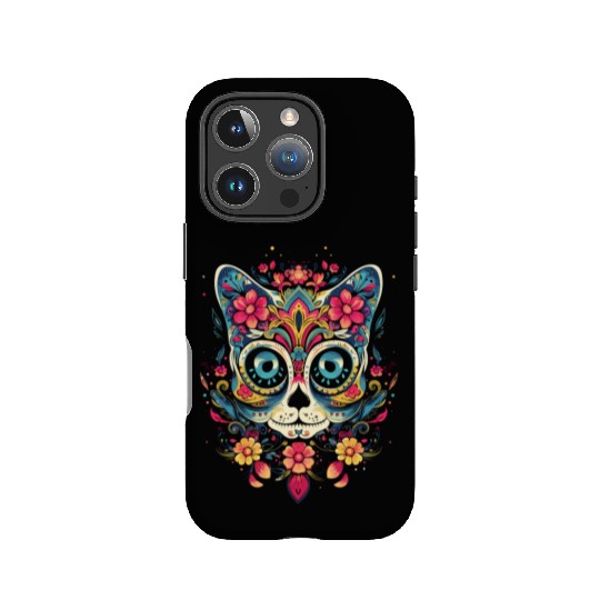 Dia De Los Muertos Sugar Skull Mexican Holiday IPhone Cases