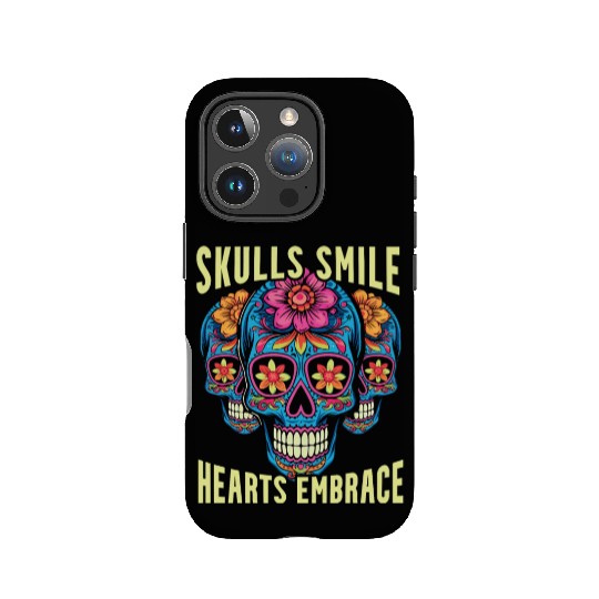 Dia De Los Muertos Sugar Skull Mexican Holiday IPhone Cases