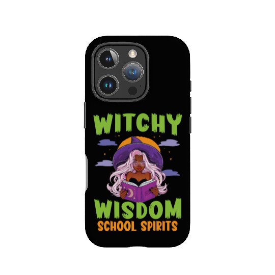 Witchy Wisdom School Spirits Teacher Halloween IPhone Cases