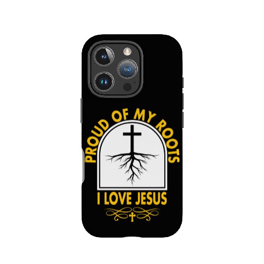Proud Of My Roots Love Jesus Christian Christmas IPhone Cases