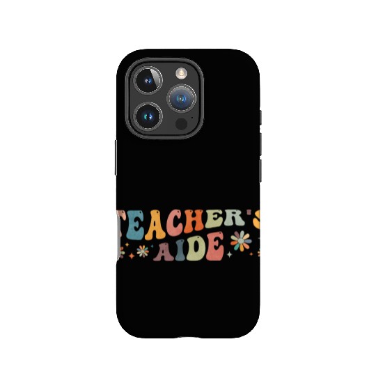 Groovy Teacher's Aide Teacher Assistant IPhone Cases