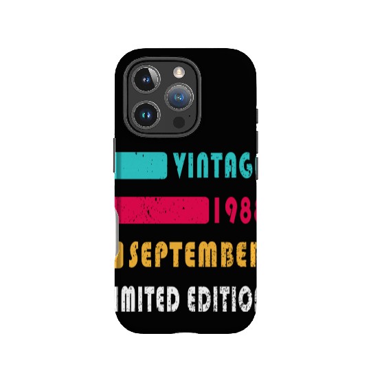 september 1988 Anniversary september 1988 septembe IPhone Cases