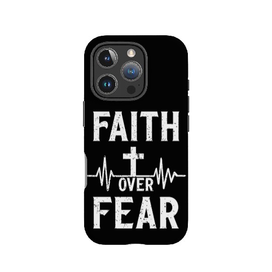 Faith Over Fear Love JesusChristian Christmas IPhone Cases