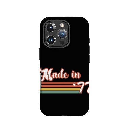 Vintage 1977 47th Birthday Made in 1977 Born 1977 IPhone Cases