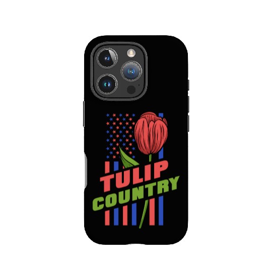 Tulip Gardening Us Flag Tulips IPhone Cases