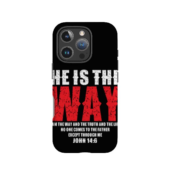 He Is The Way Love Jesus Christian Christmas IPhone Cases