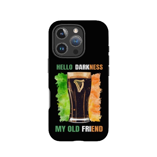 Hello Darkness My Old Friend Irish Stout IPhone Cases
