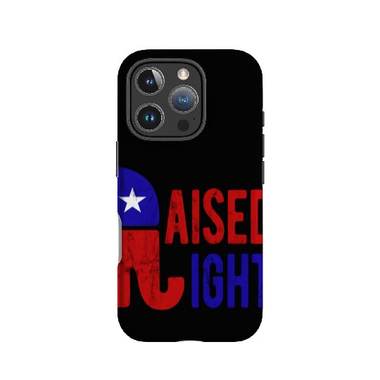 Raised Right Proud Republican Elephant Logo Usa IPhone Cases