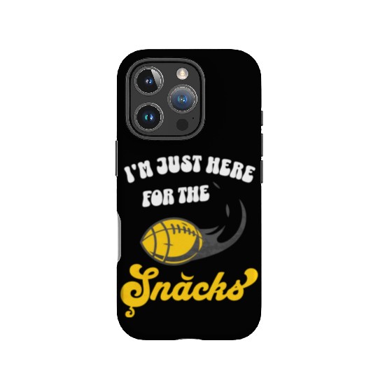 I'm Just Here For The Snacks Fantasy Football IPhone Cases