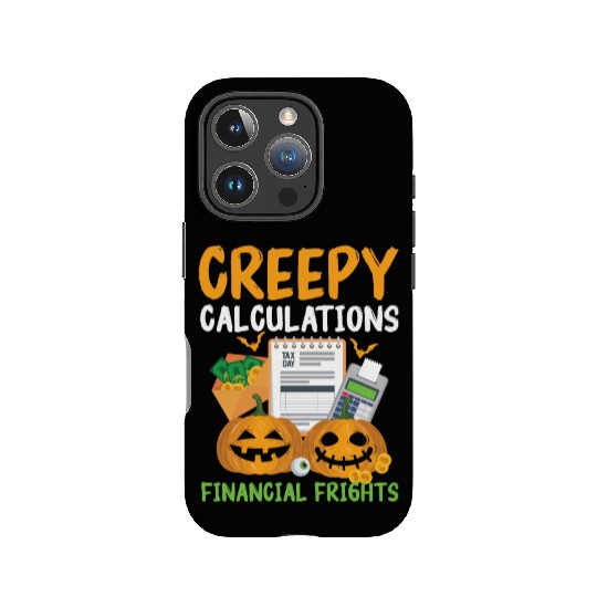 Creepy Calculations Financial Frights Halloween IPhone Cases