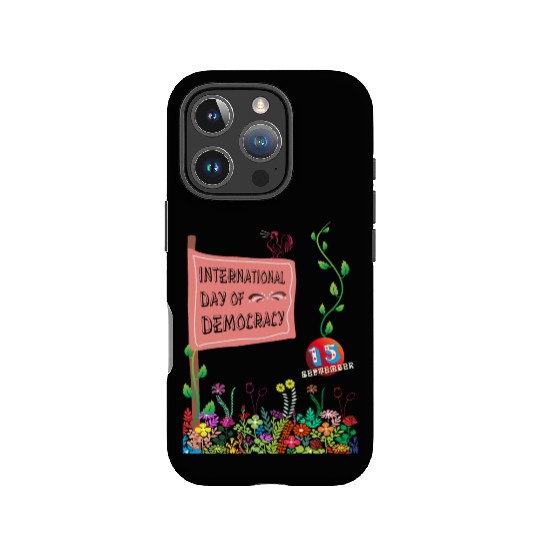 world day of Democracy IPhone Cases
