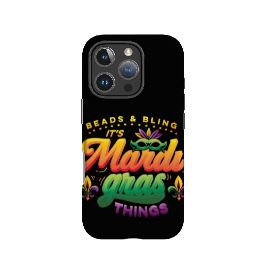 Beads & Bling It's Mardi Gras Things IPhone Cases