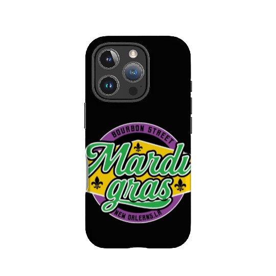 Mardi Gras Bourbon Street IPhone Cases