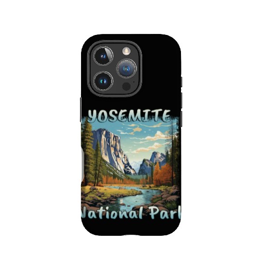 USA Yosemite National Park Sierra Nevada Colorful IPhone Cases