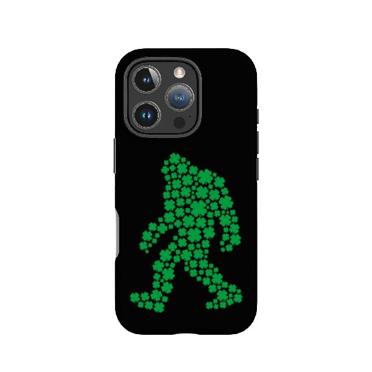 Clover Bigfoot St Patrick's Day Boys Shamrock IPhone Cases