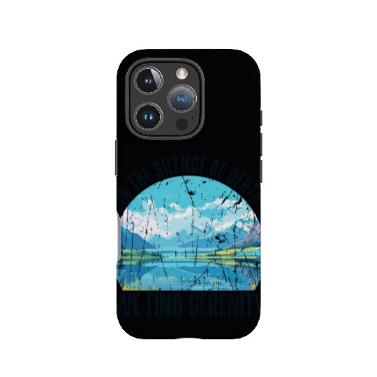 In the silence of death, we find serenity - IPhone Cases