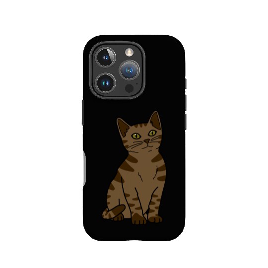 Brown Tabby Cat IPhone Cases