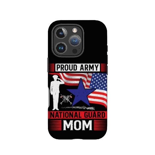 Proud Army National Guard Mom IPhone Cases